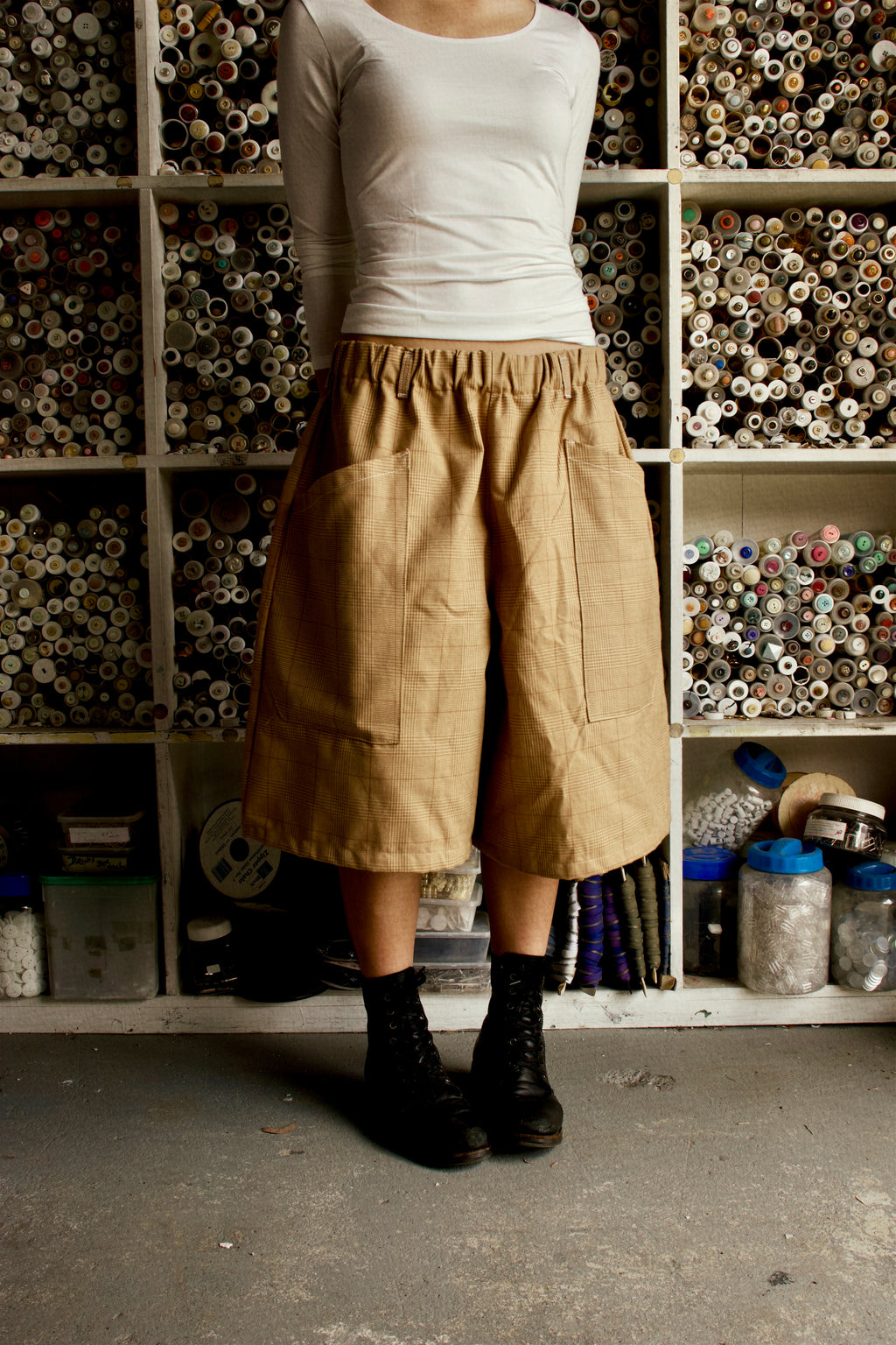 TARTAN STUDIO SHORTS
