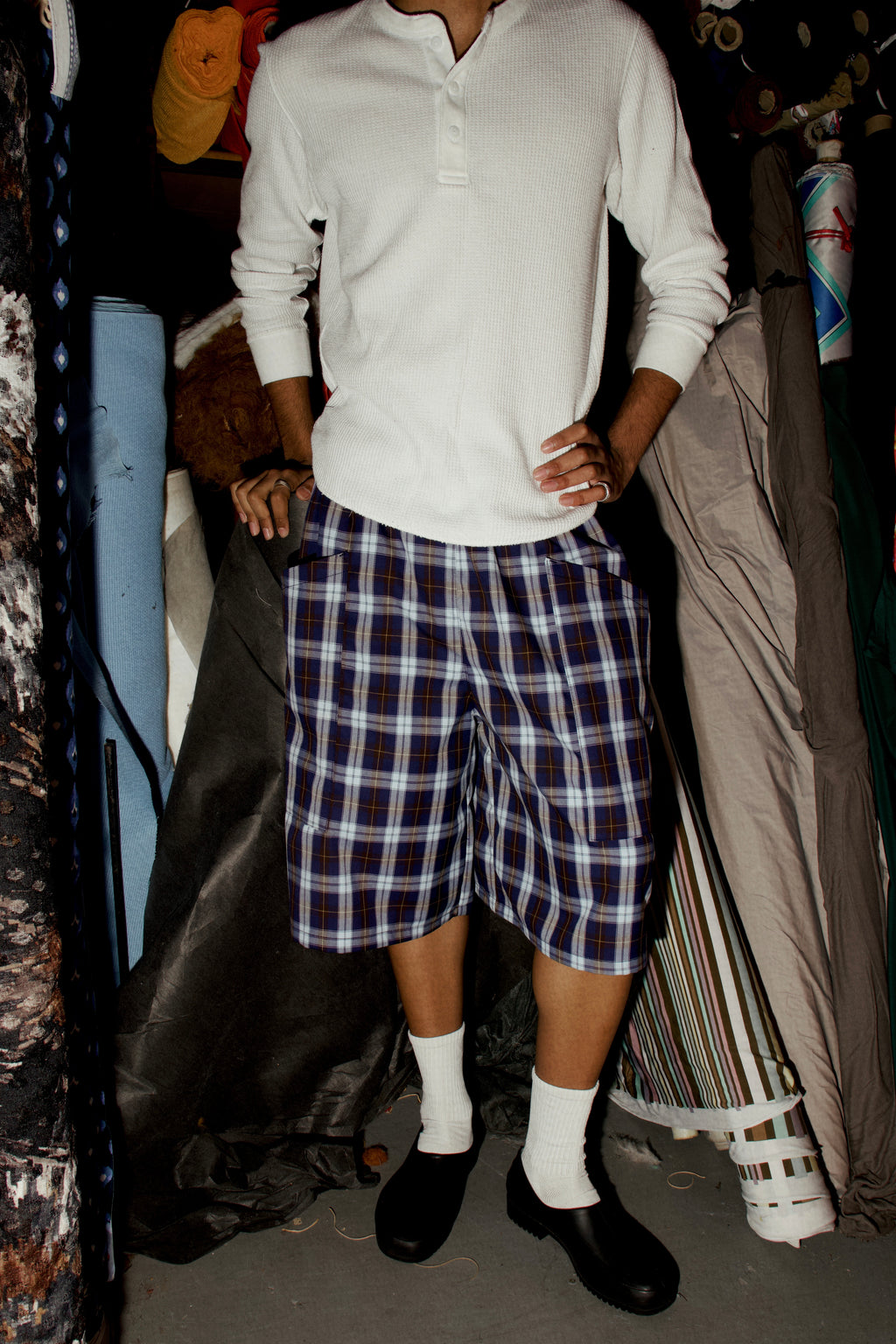 TARTAN STUDIO SHORTS