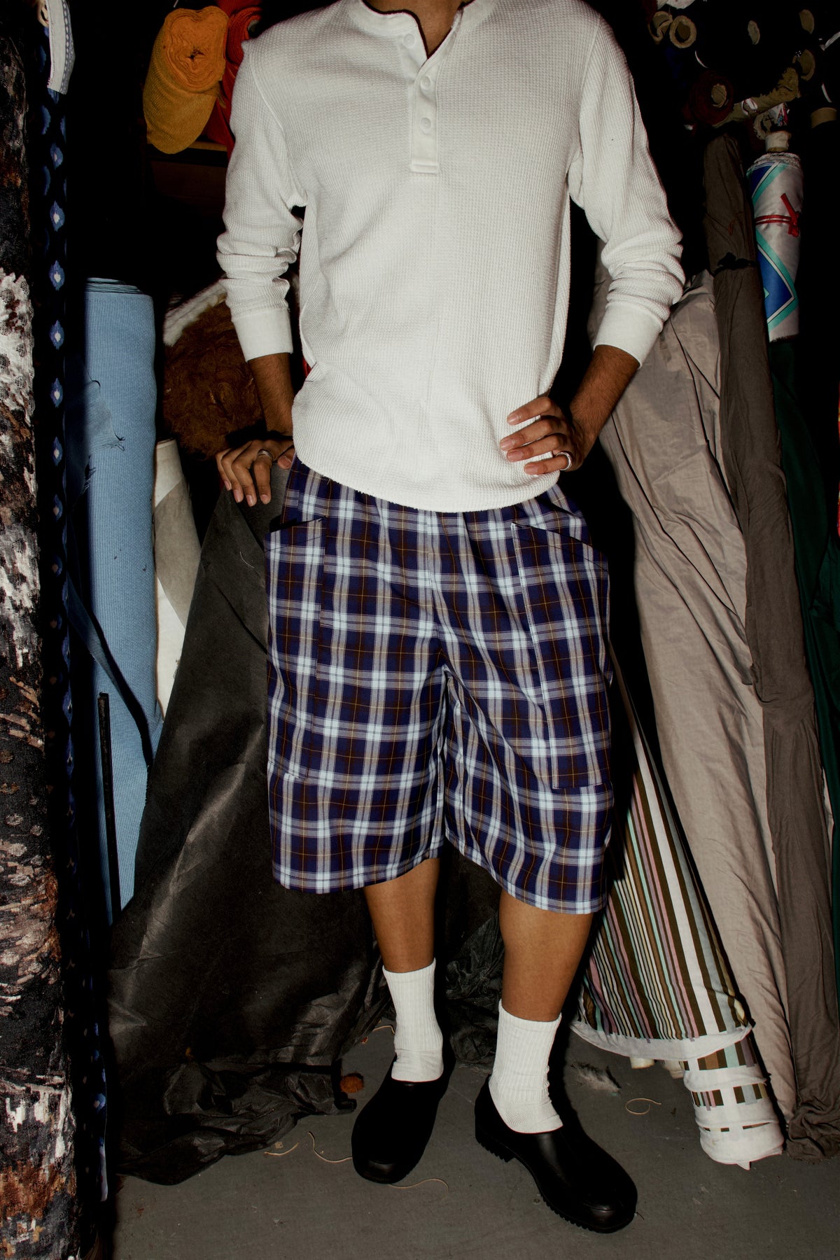 TARTAN STUDIO SHORTS