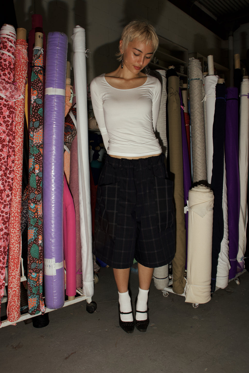 TARTAN STUDIO SHORTS