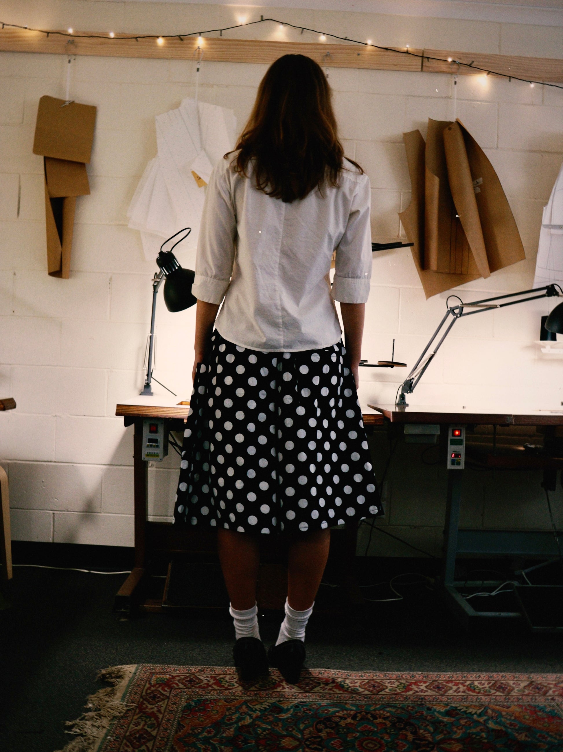 POLKA DOT STUDIO SHORTS