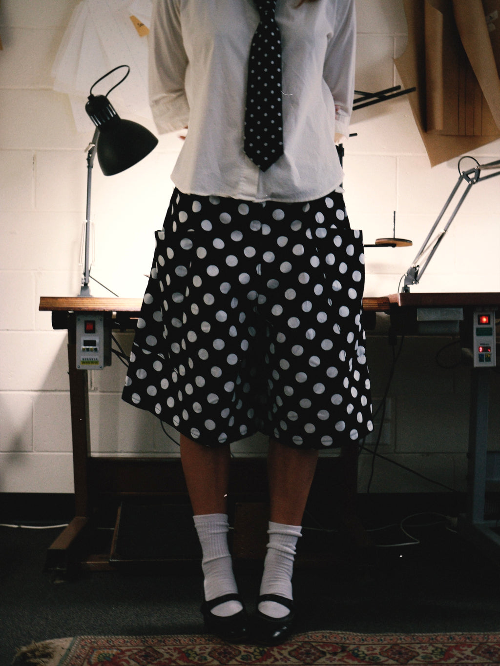 POLKA DOT STUDIO SHORTS