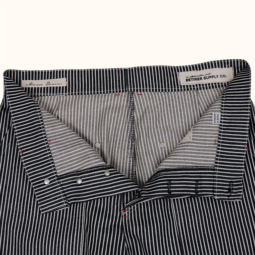 SELVEDGE DENIM OFFICER PANTS
