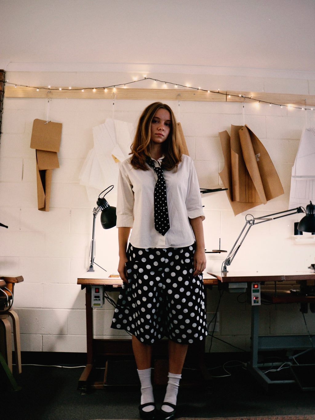 POLKA DOT STUDIO SHORTS