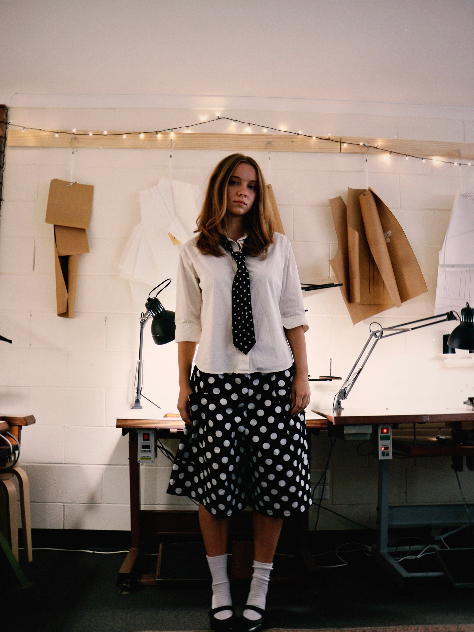 POLKA DOT STUDIO SHORTS