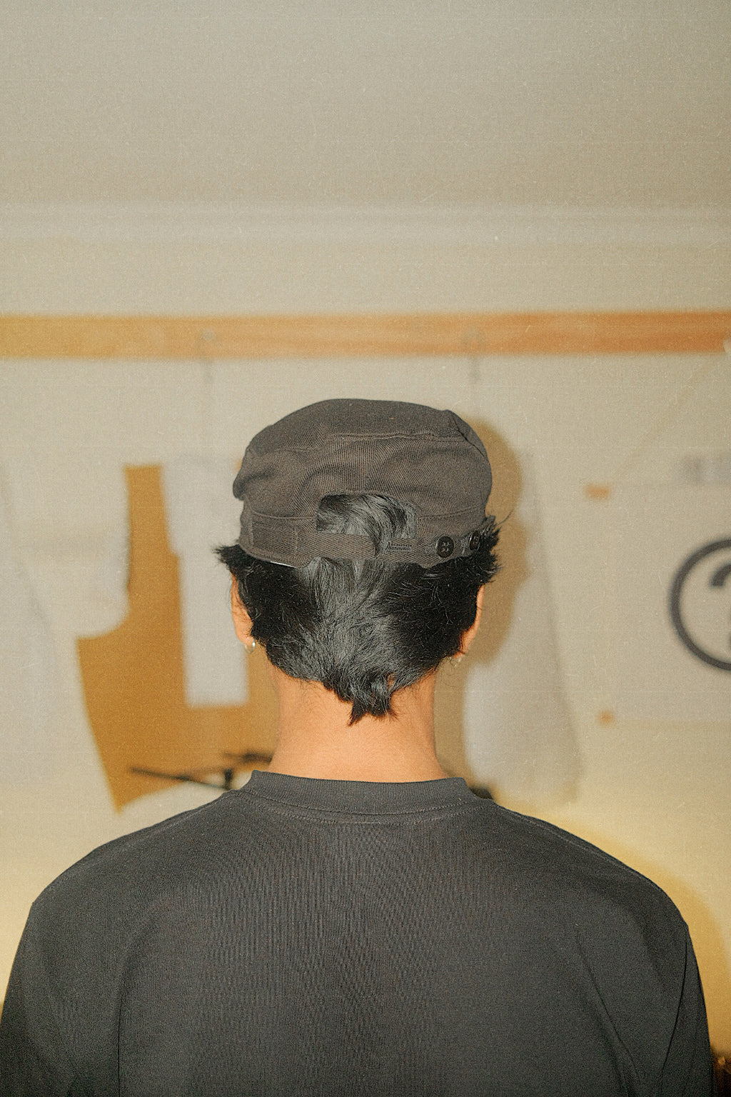 Back profile of the Button Hat