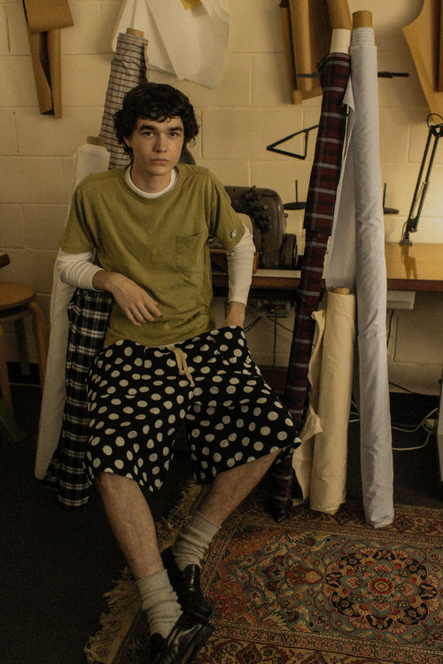POLKA DOT STUDIO SHORTS