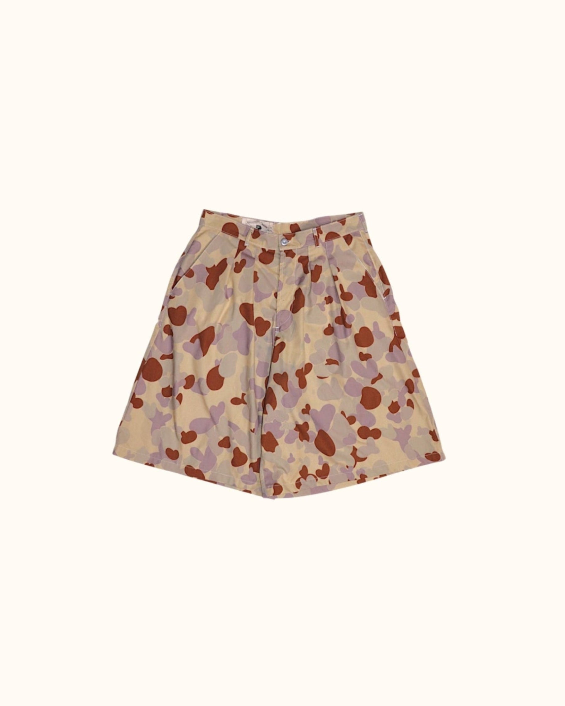 Flat lay of the Infantry Shorts showcasing front details