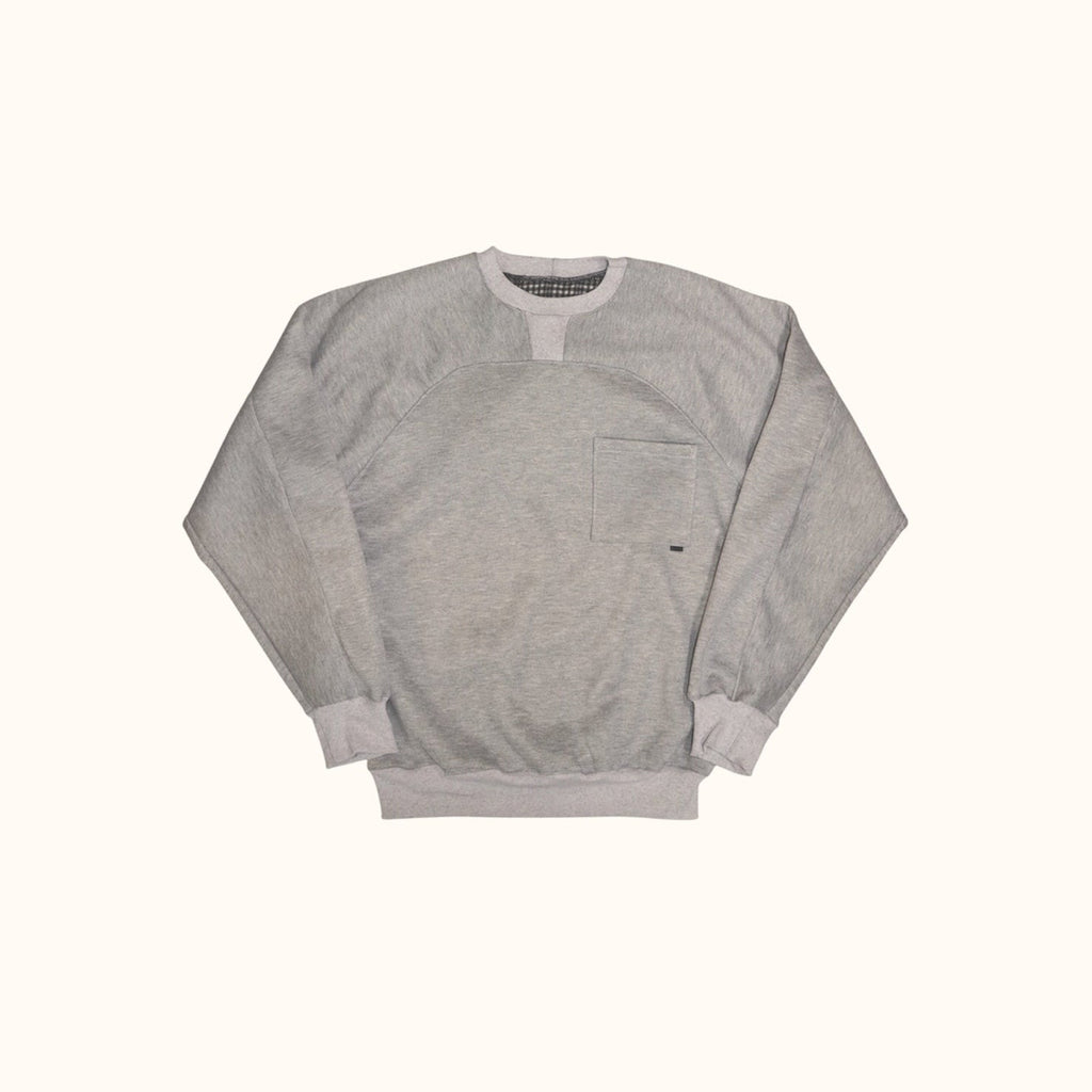 Front flat lay of our Pocket Sweatshirt showcasing front detailing