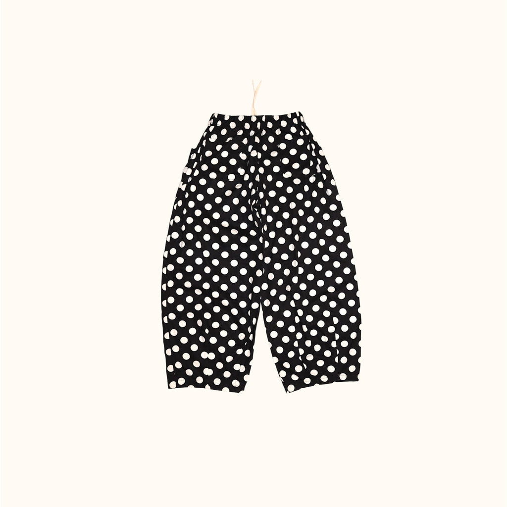 Back flat lay of Polka Dot Studio Pants