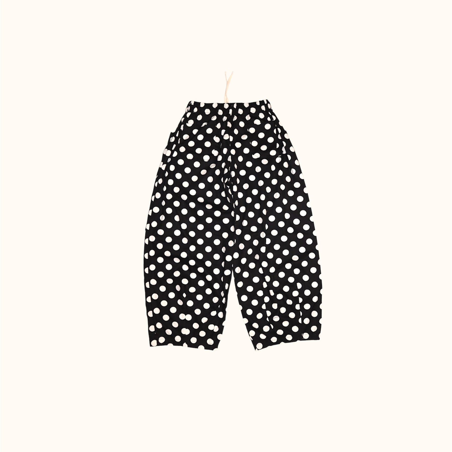 Back flat lay of Polka Dot Studio Pants