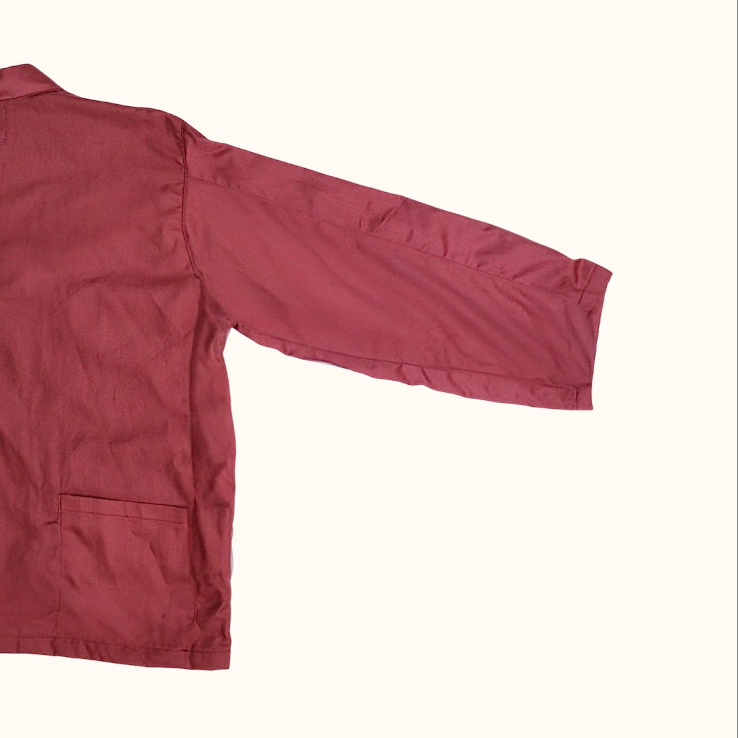 Flat lay close up of Fisherman Smock