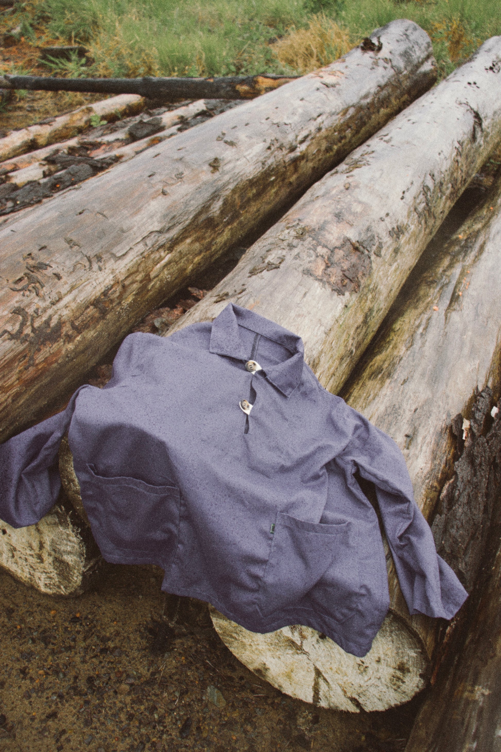 Fisherman Smock on wood pillars