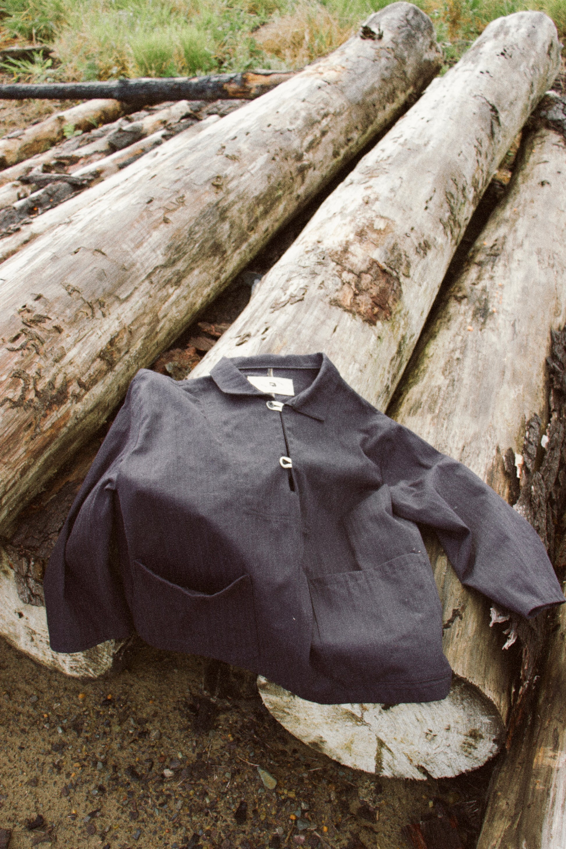 Fisherman Smock on wood pillars