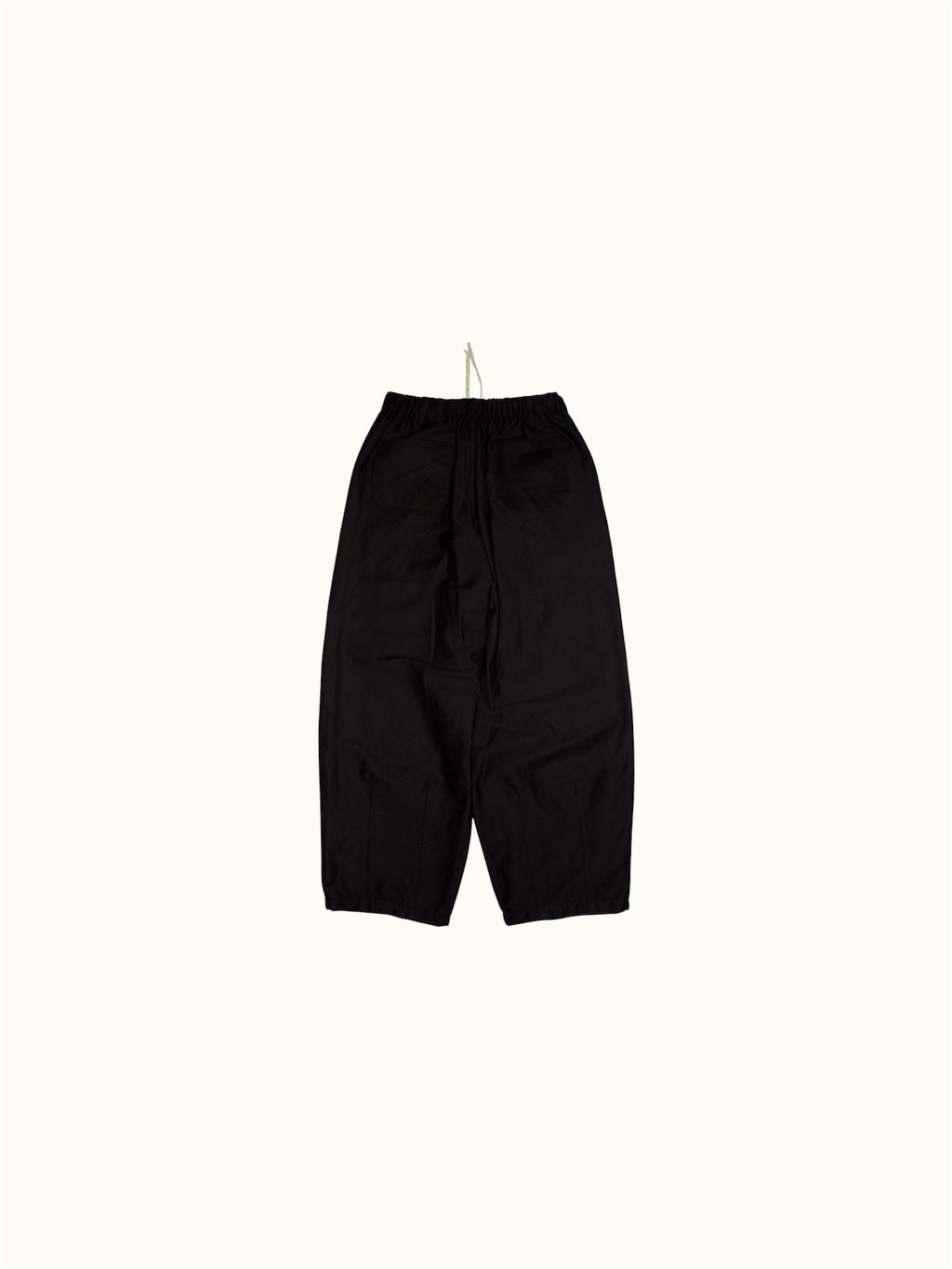 Back flat lay of our Studio Pants, showcasing two rear back pockets.
